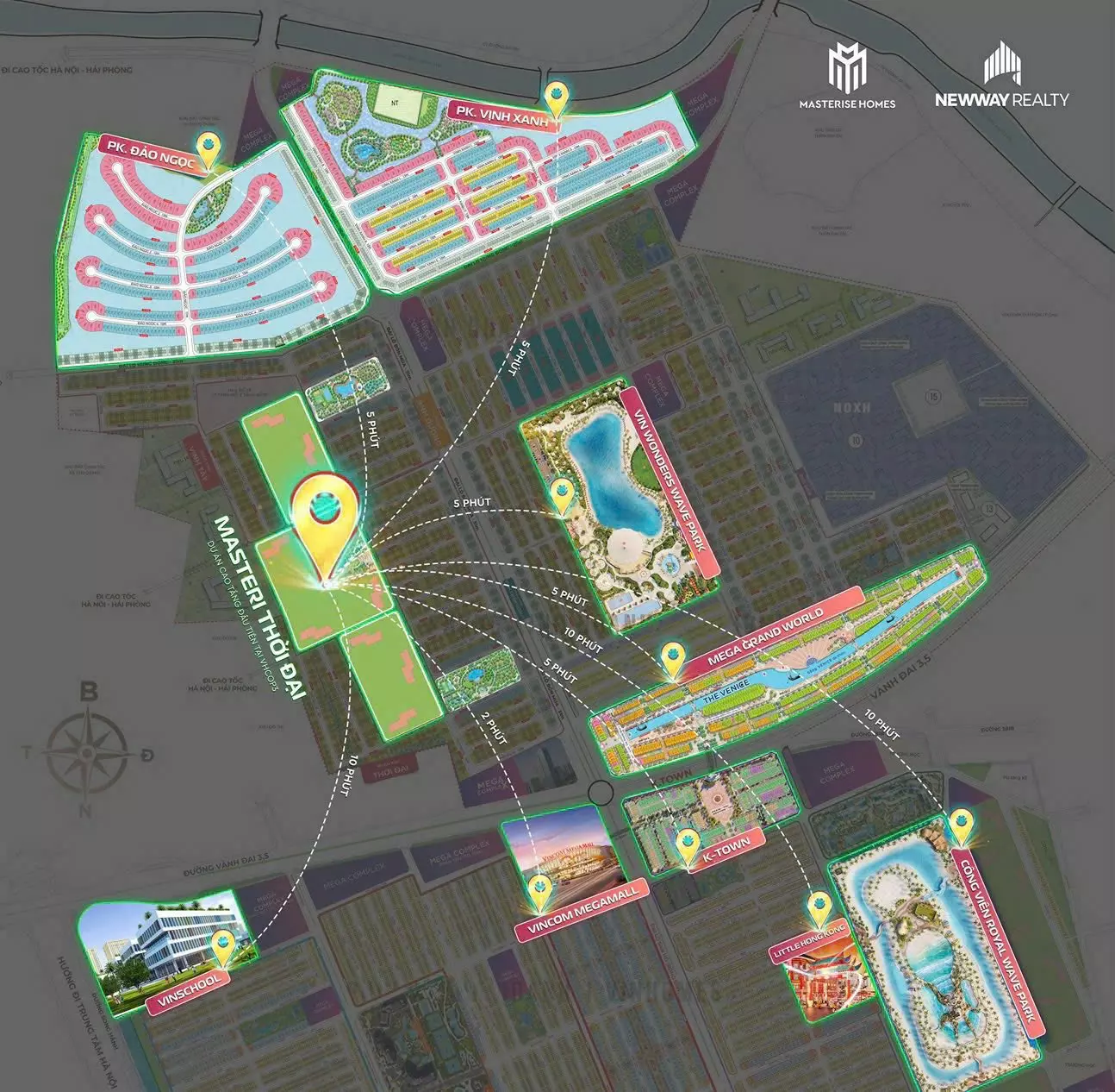 Vị trí Khu căn hộ Masteri Era Landmark